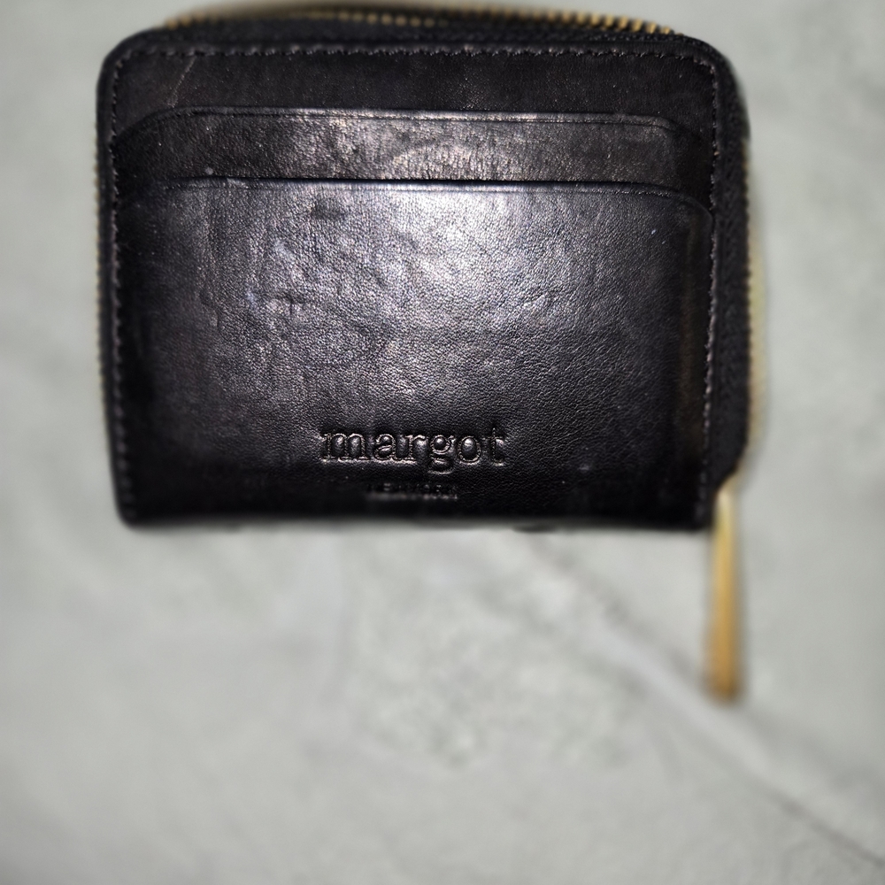 Margot Black Leather Wallet